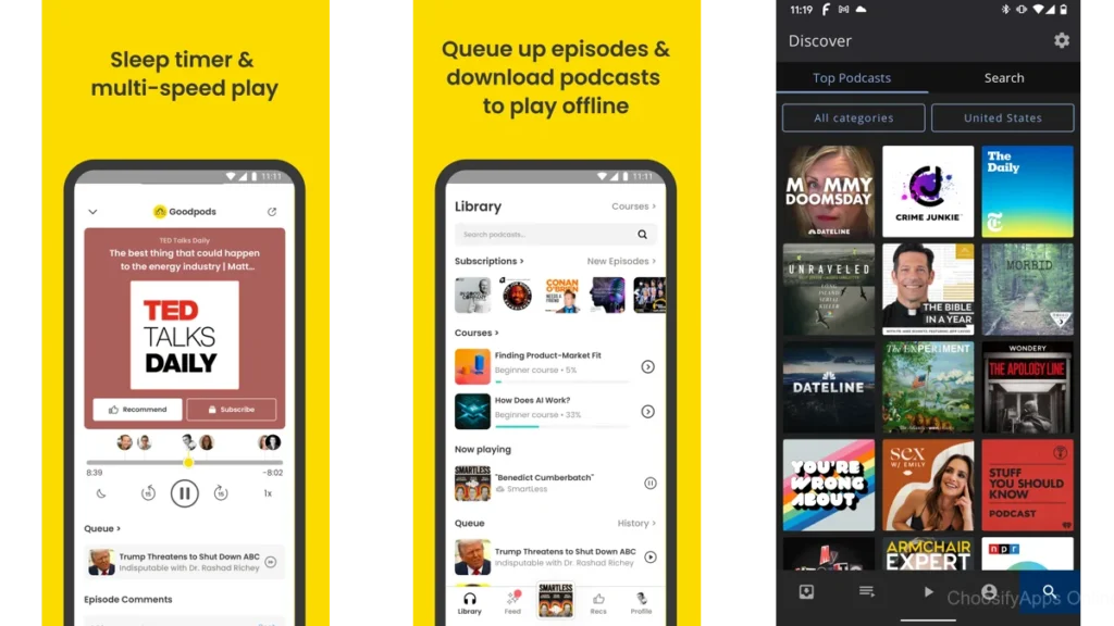 Minimal Podcast Apps for Listeners4