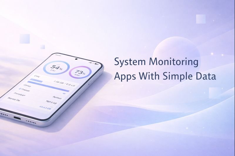 System Monitoring Apps With Simple Data