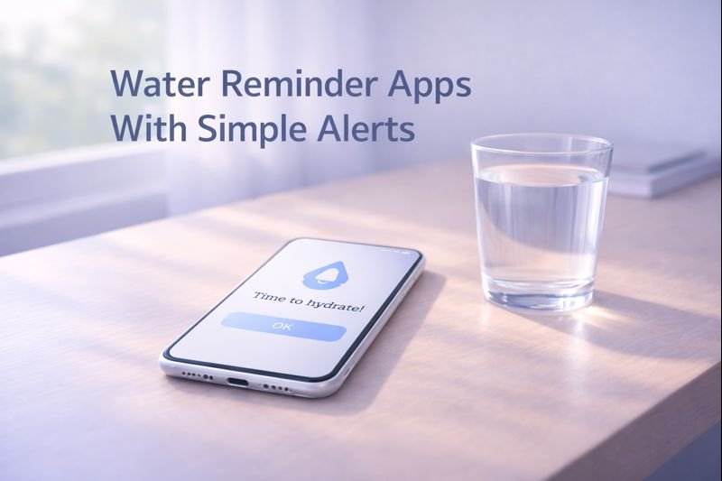 Water Reminder Apps With Simple Alerts