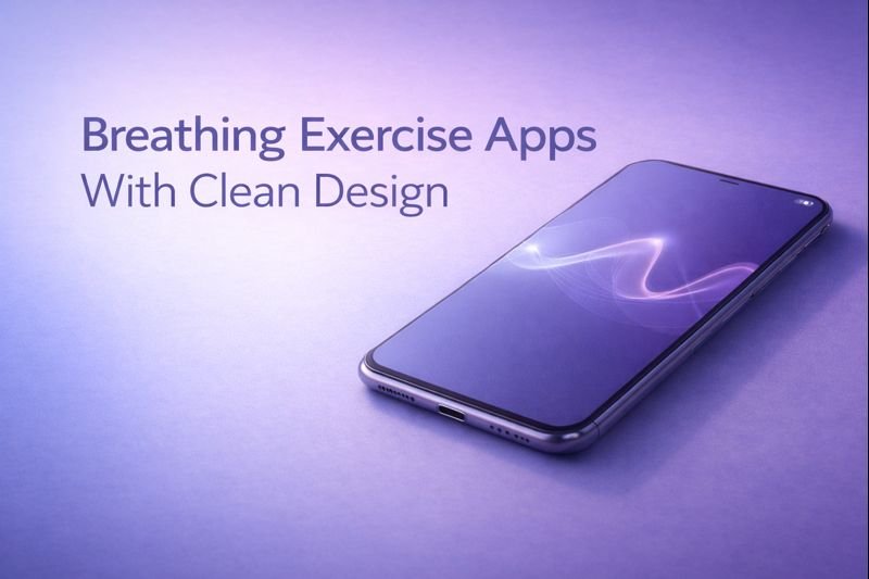 Breathing Exercise Apps With Clean Design