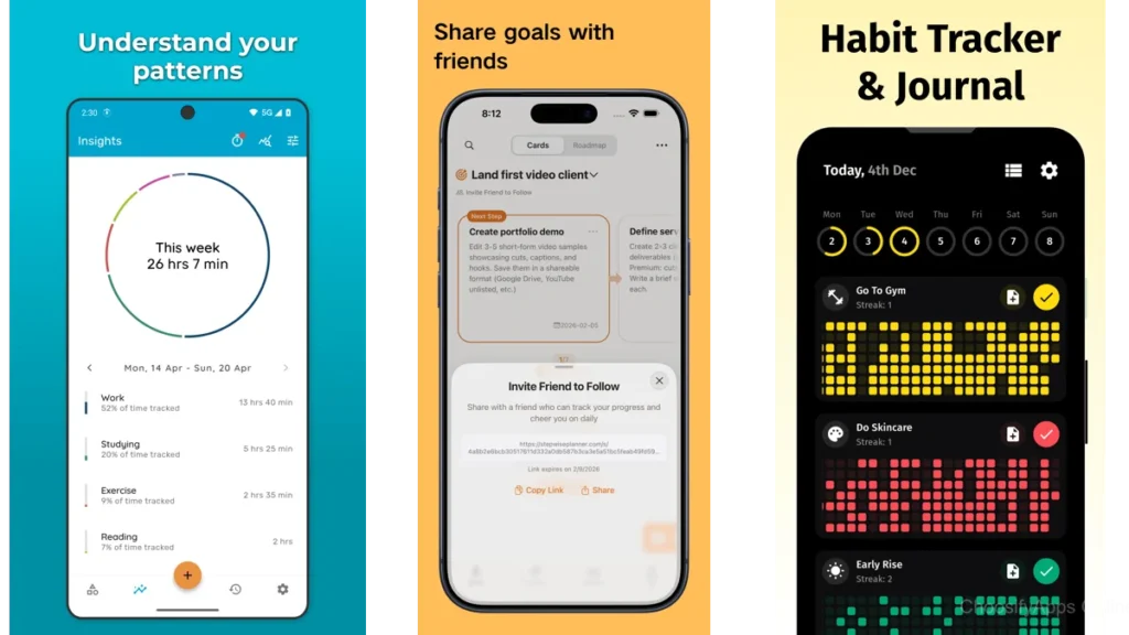 Goal Tracking Apps With Simple Progress Views
89