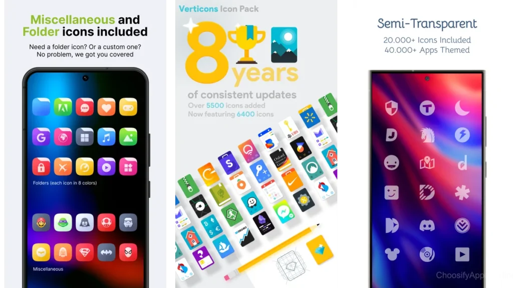 Icon Pack Apps for Clean Home Screens
1
