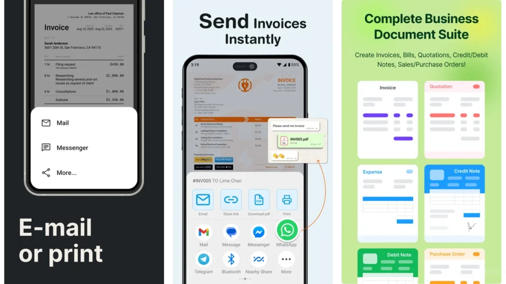 Invoice Apps for Freelancers With Minimal Features1