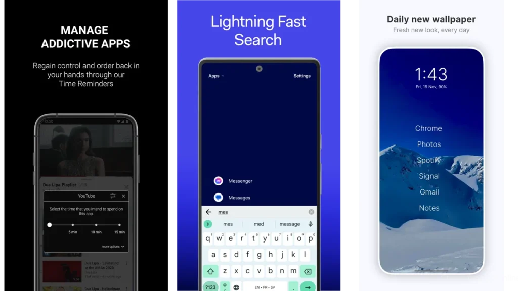 Launcher Apps for Minimal Android Experience
1