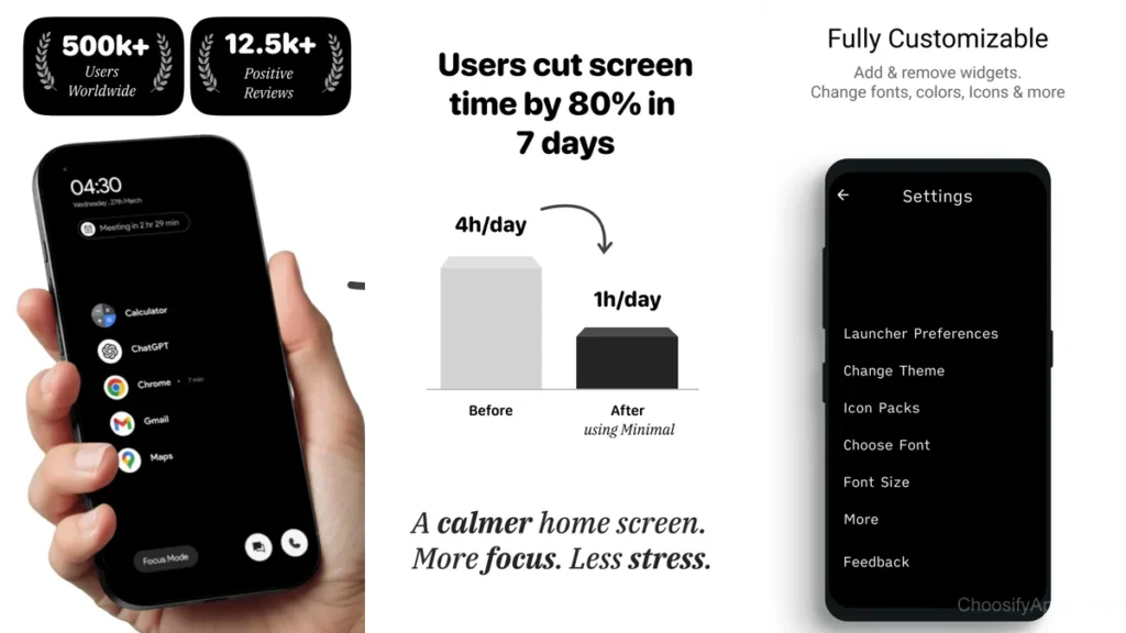 Launcher Apps for Minimal Android Experience
2