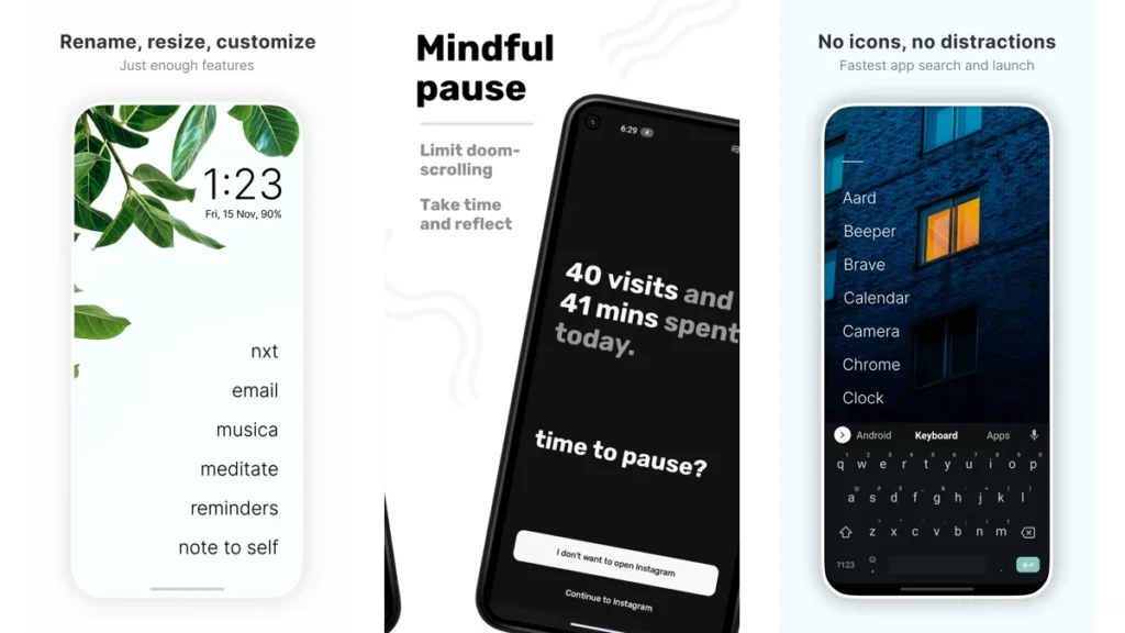 Launcher Apps for Minimal Android Experience
5