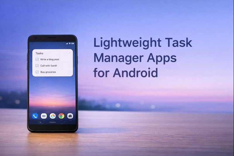 Lightweight Task Manager Apps for Android