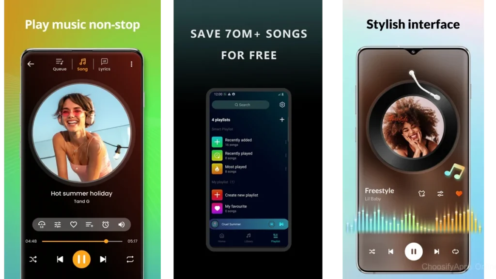 Offline Music Player Apps With Clean UI
67