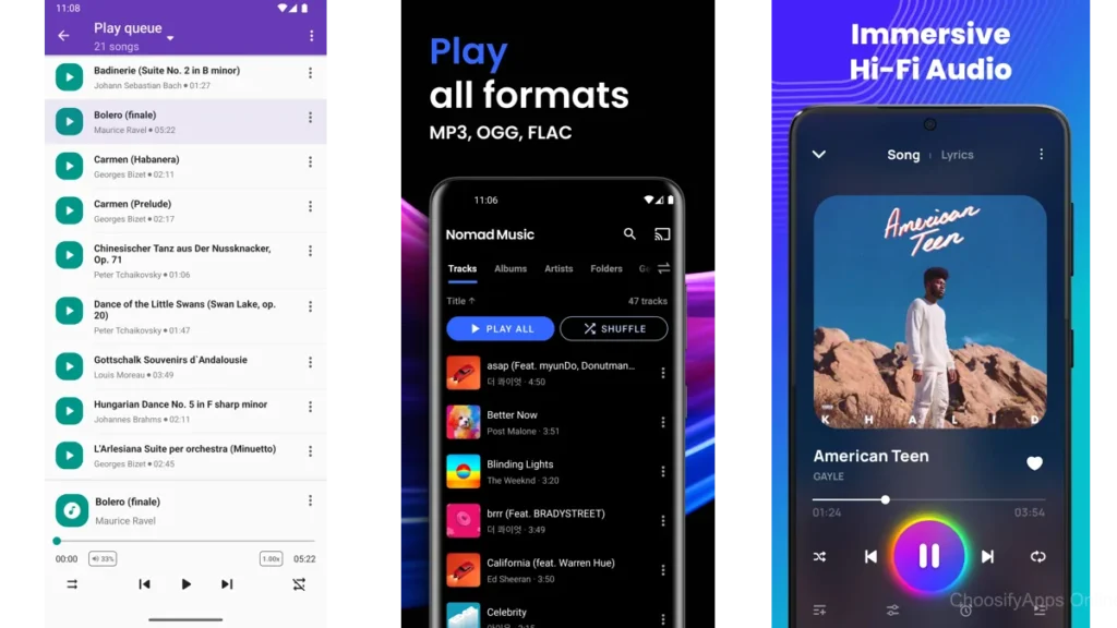 Offline Music Player Apps With Clean UI42