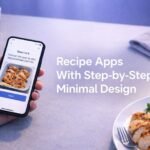 Recipe Apps With Step-by-Step Minimal Design
