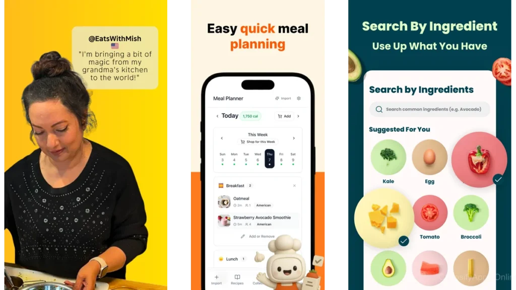 Recipe Apps With Step-by-Step Minimal Design
78