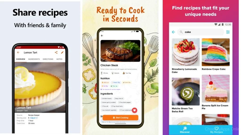 Recipe Apps With Step-by-Step Minimal Design
87