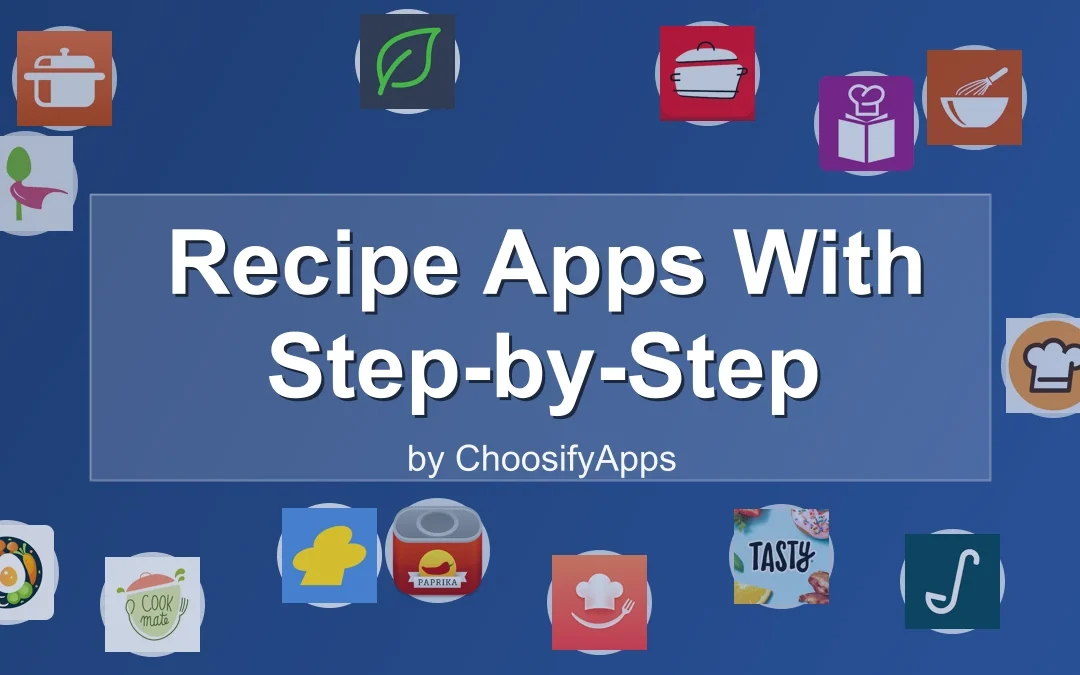 Recipe Apps With Step-by-Step Minimal Design