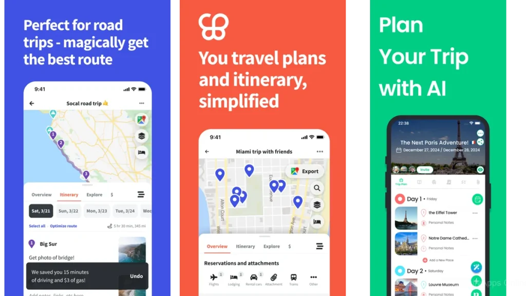 Travel Planner Apps With Minimal Design
3
