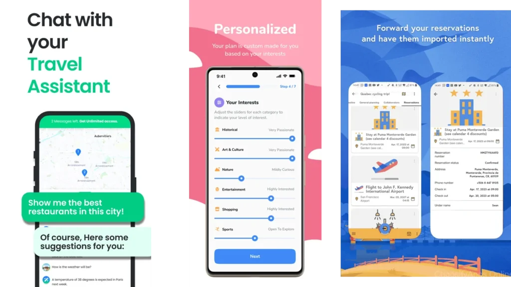 Travel Planner Apps With Minimal Design
46