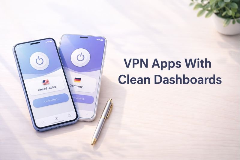 VPN Apps With Clean Dashboards
