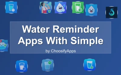 Water Reminder Apps With Simple Alerts