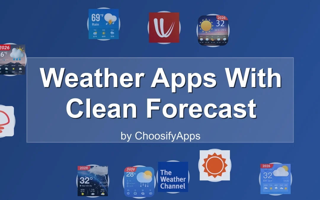 Weather Apps With Clean Forecast Layouts