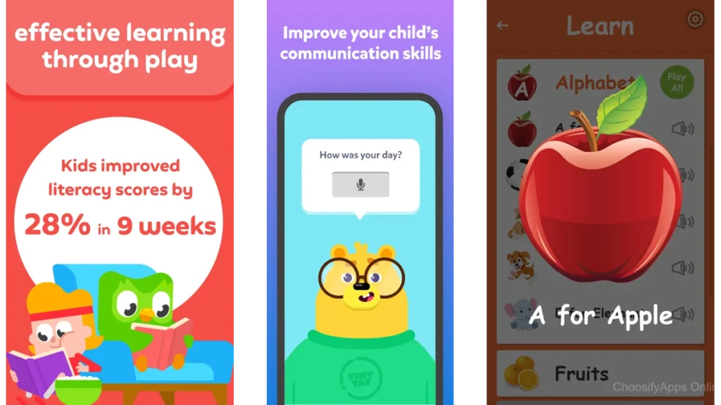 Kids Learning Apps With Simple Interfaces
2