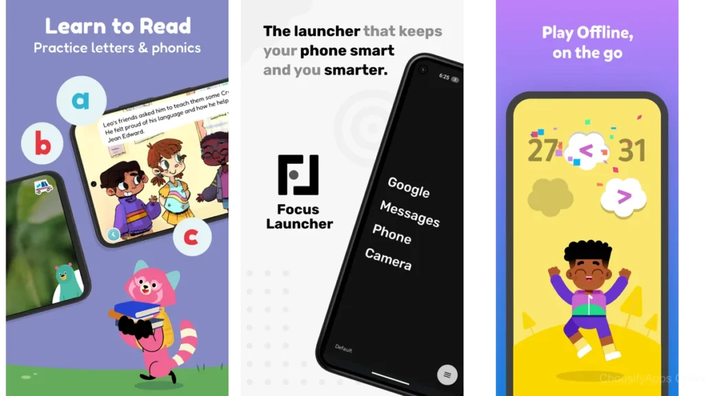 Kids Learning Apps With Simple Interfaces
3